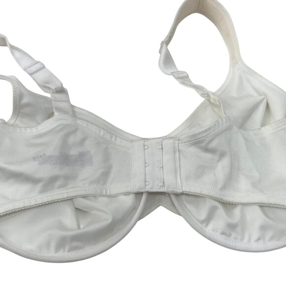 Bali Womens White Underwire Minimizer Bra 42DD Unlined Full Coverage - Picture 5 of 11